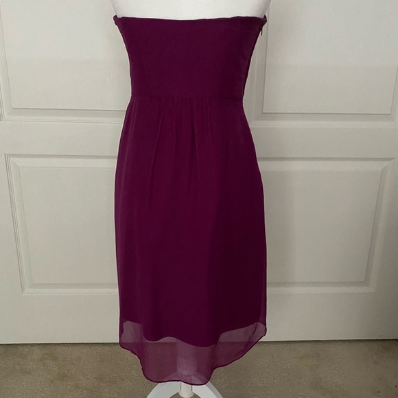 J. Crew Magenta Strapless Cocktail Dress - Picture 6 of 7